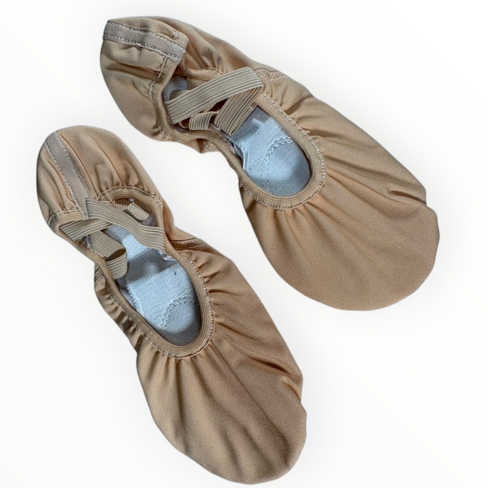 TXJ Sports Ballet Slippers Women 41 Light Pink New Split Sole Canvas Dance Shoes